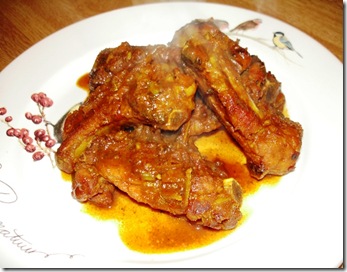 Burmese style pork curry